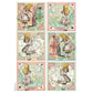 Alice Forever - Stamperia - Selection of 6 Rice Papers A4