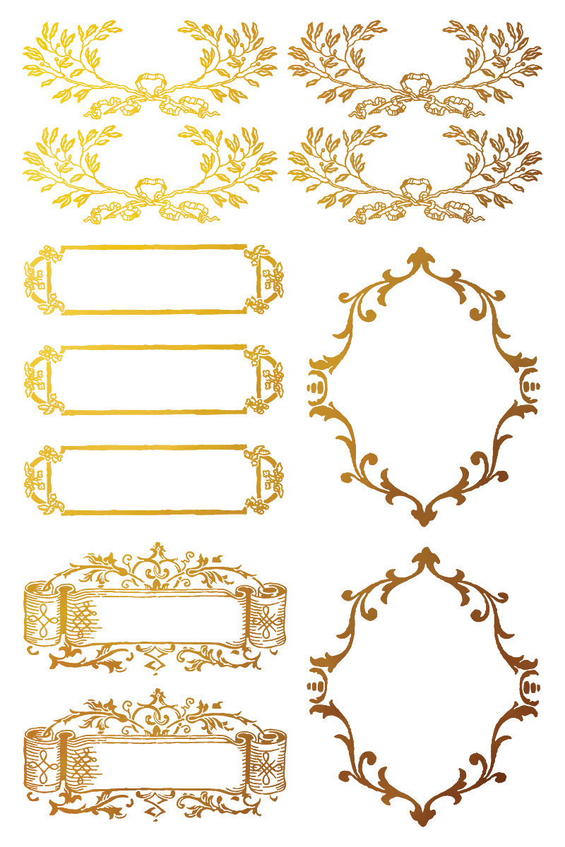 Iron Orchid Designs - Petits Ornements - Furniture Gilded Transfer Pad ***More stock on the way***