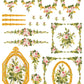 Iron Orchid Designs - Petite Fleur Pink - Paint Inlay