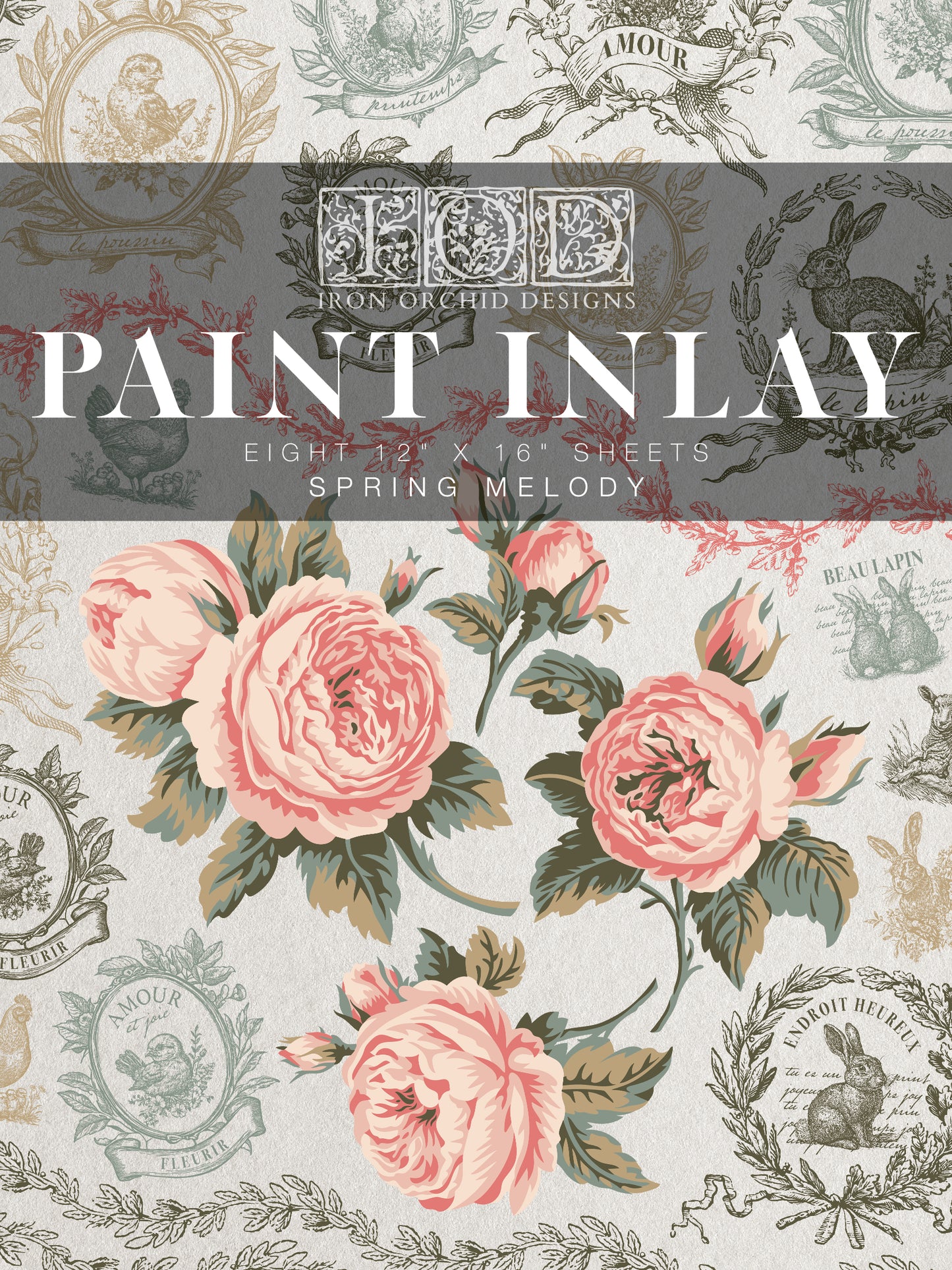 Iron Orchid Designs - Spring Melody - Paint Inlay - Limited Edition