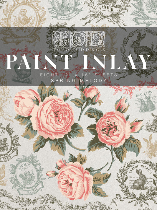 Iron Orchid Designs - Spring Melody - Paint Inlay - Limited Edition