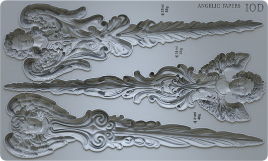 Iron Orchid Designs - Mould - Angelic Tapers  **Limited Edition**