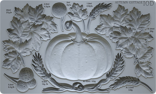 Iron Orchid Designs - Mould - Autumn Cottage  **Limited Edition**