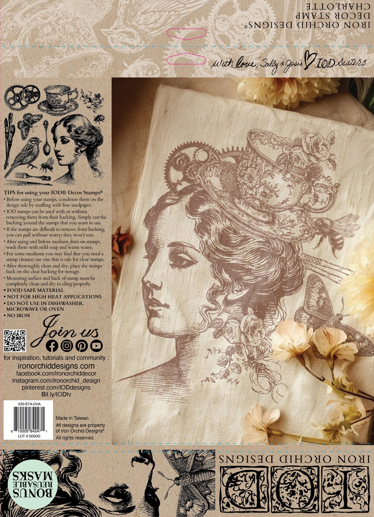 Iron Orchid Designs - Charlotte - Decor Stamp