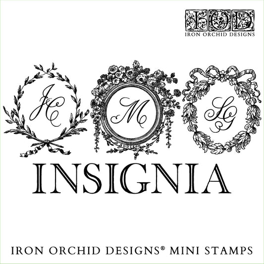 Iron Orchid Designs - Insignia Mini Stamp Set ***More stock coming***