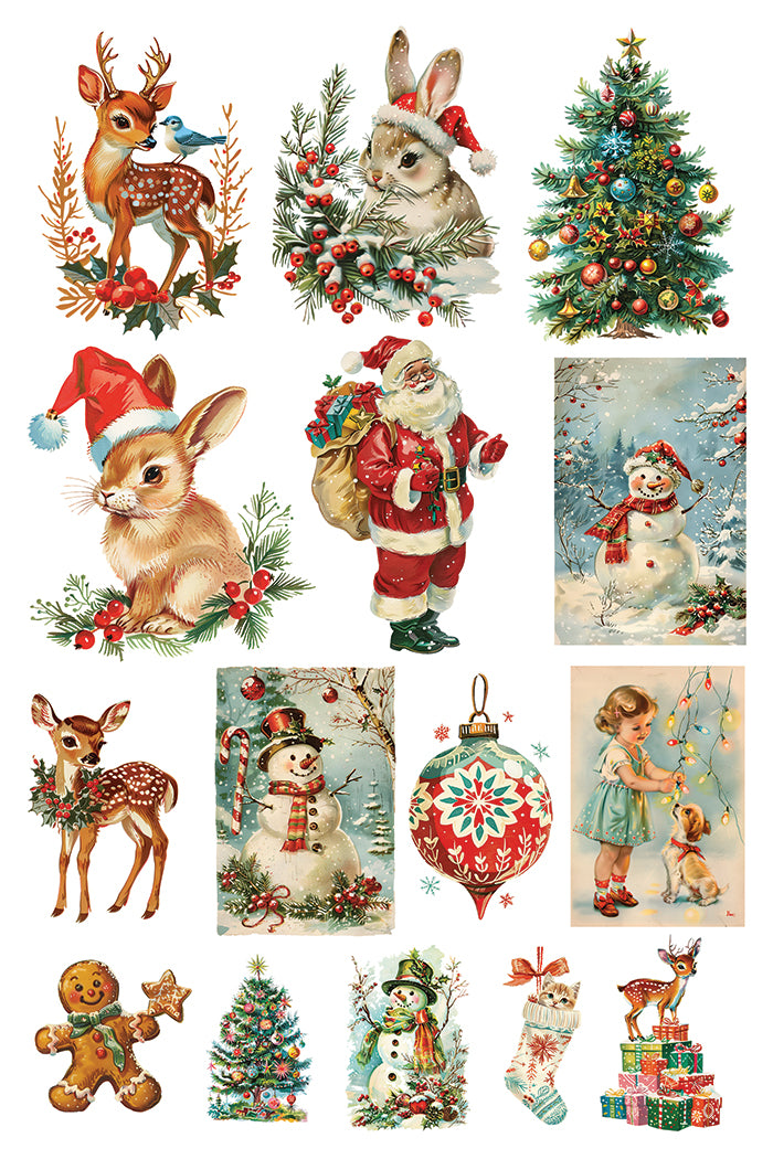 Iron Orchid Designs - Kitschy Christmas - Furniture Decor Transfer Pad ***Limited Edition***