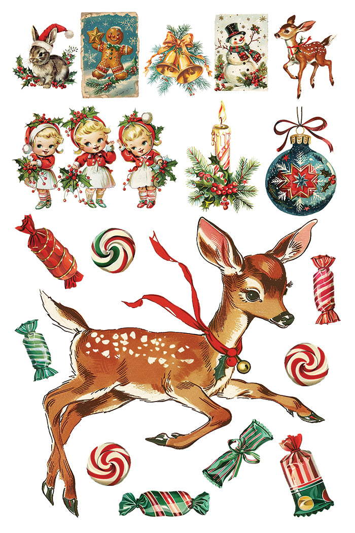 Iron Orchid Designs - Kitschy Christmas - Furniture Decor Transfer Pad ***Limited Edition***