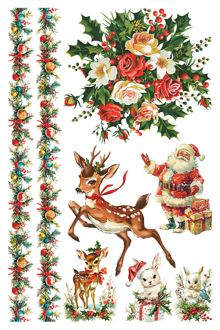 Iron Orchid Designs - Kitschy Christmas - Furniture Decor Transfer Pad ***Limited Edition***