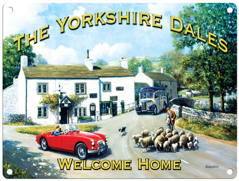 Yorkshire Dales Metal Sign