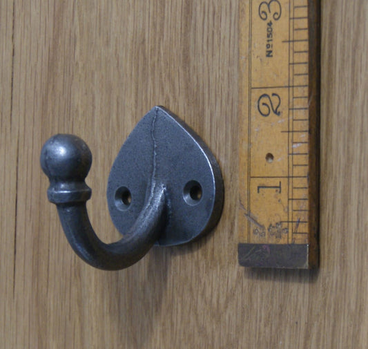 Coat Hook - Wiltshire Ball End Spade - Cast Iron