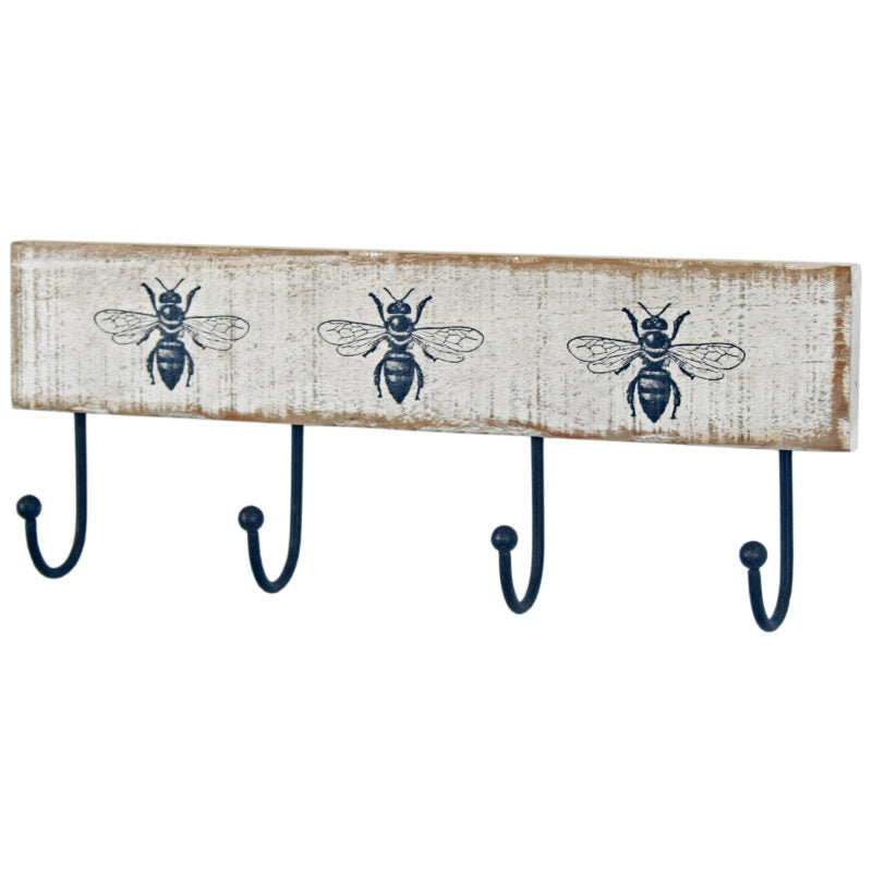 Bee Four Coat Hook Rack