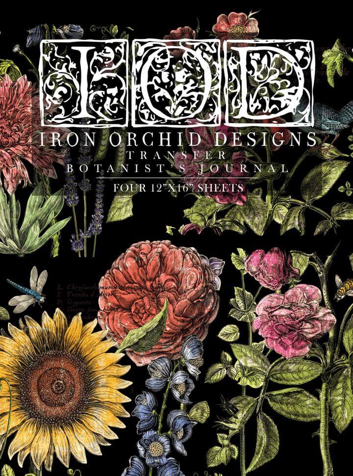 Iron Orchid Designs Botanist's journal front of packet