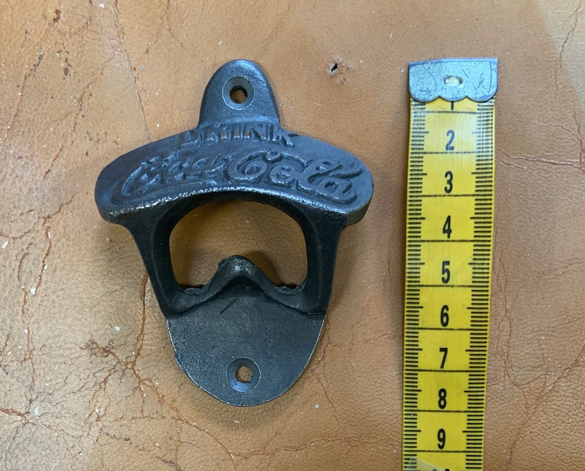 Bottle Opener wall mounted Coca Cola - cast iron