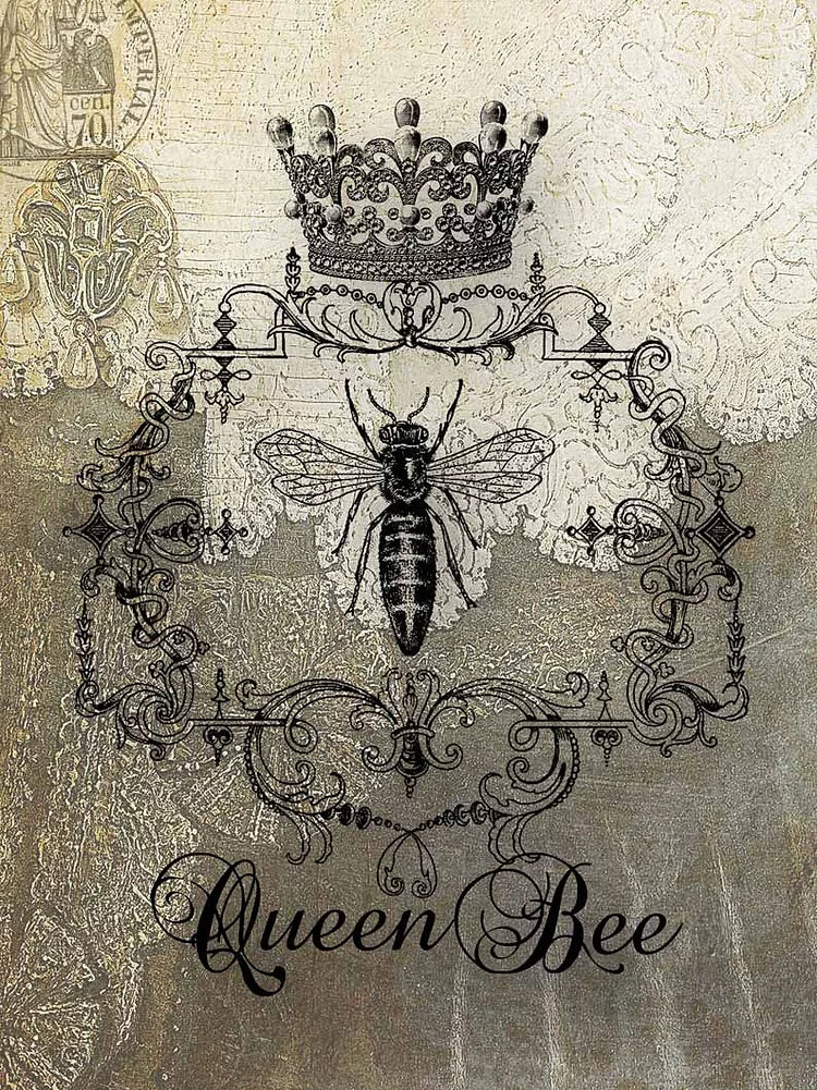 Decoupage Queen Rice Paper A4 - Bee Heirlooms