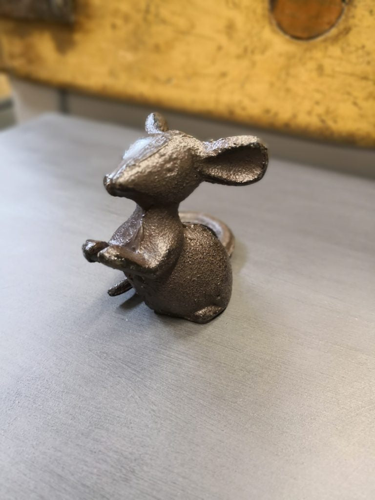 Mouse Ornament - cast iron