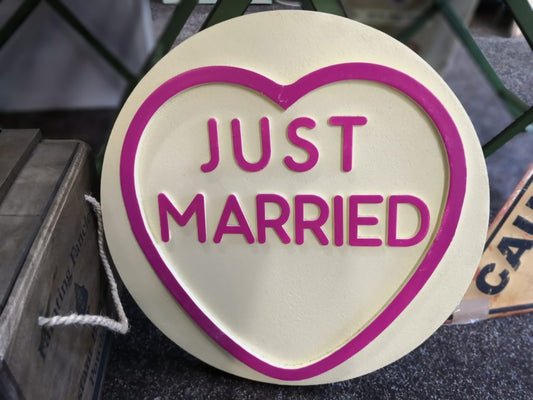 Refresher Just Married Sign