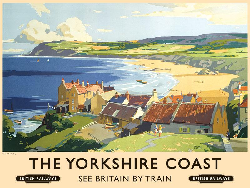 Yorkshire Coast Metal Sign