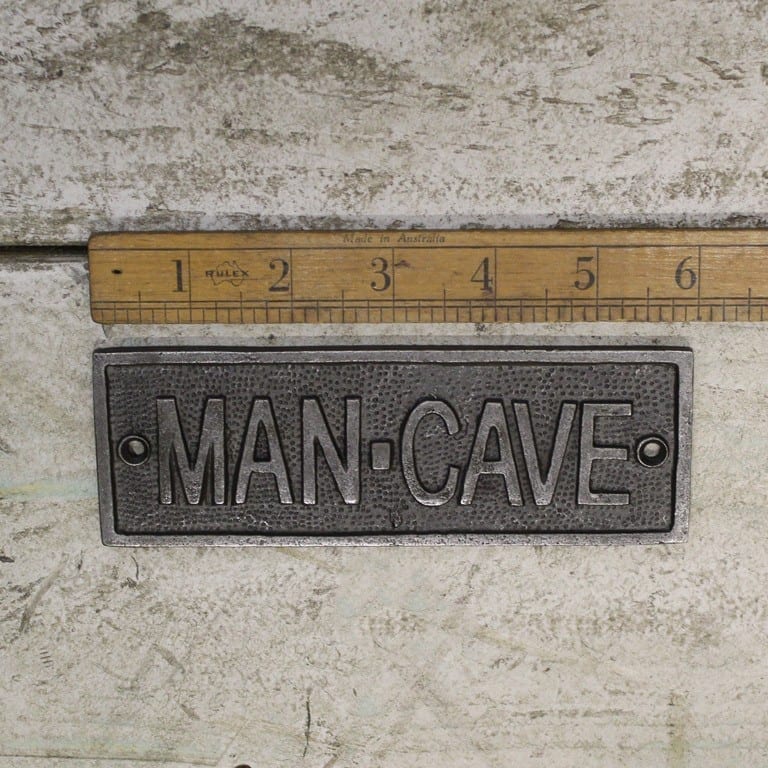 Man Cave - Cast Iron Sign