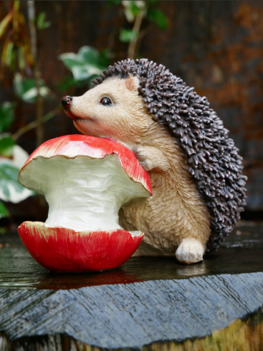 Hedgehog with Eaten Apple