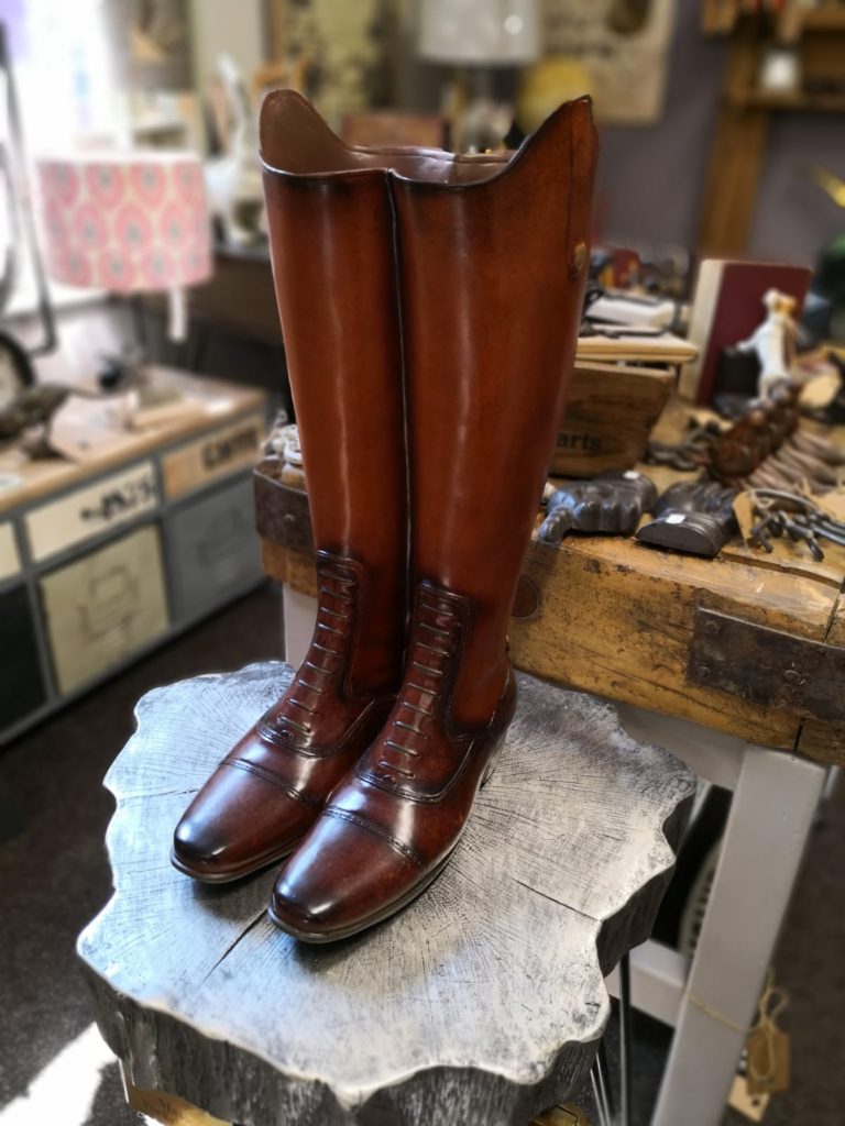 Riding Boots - Umbrella Stand/Vase