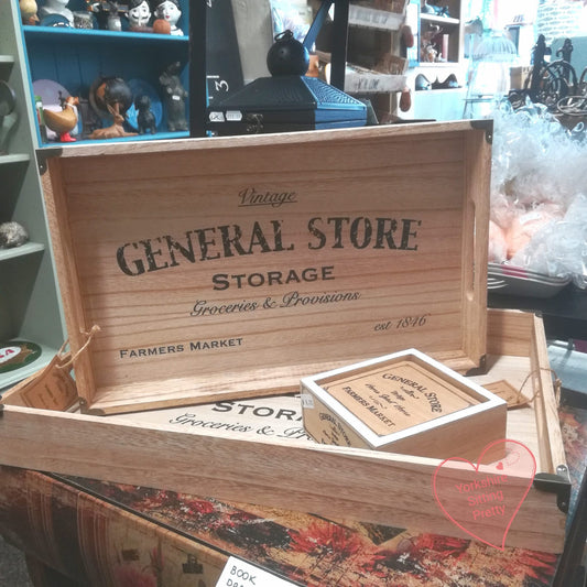 Set of Two General Store Trays