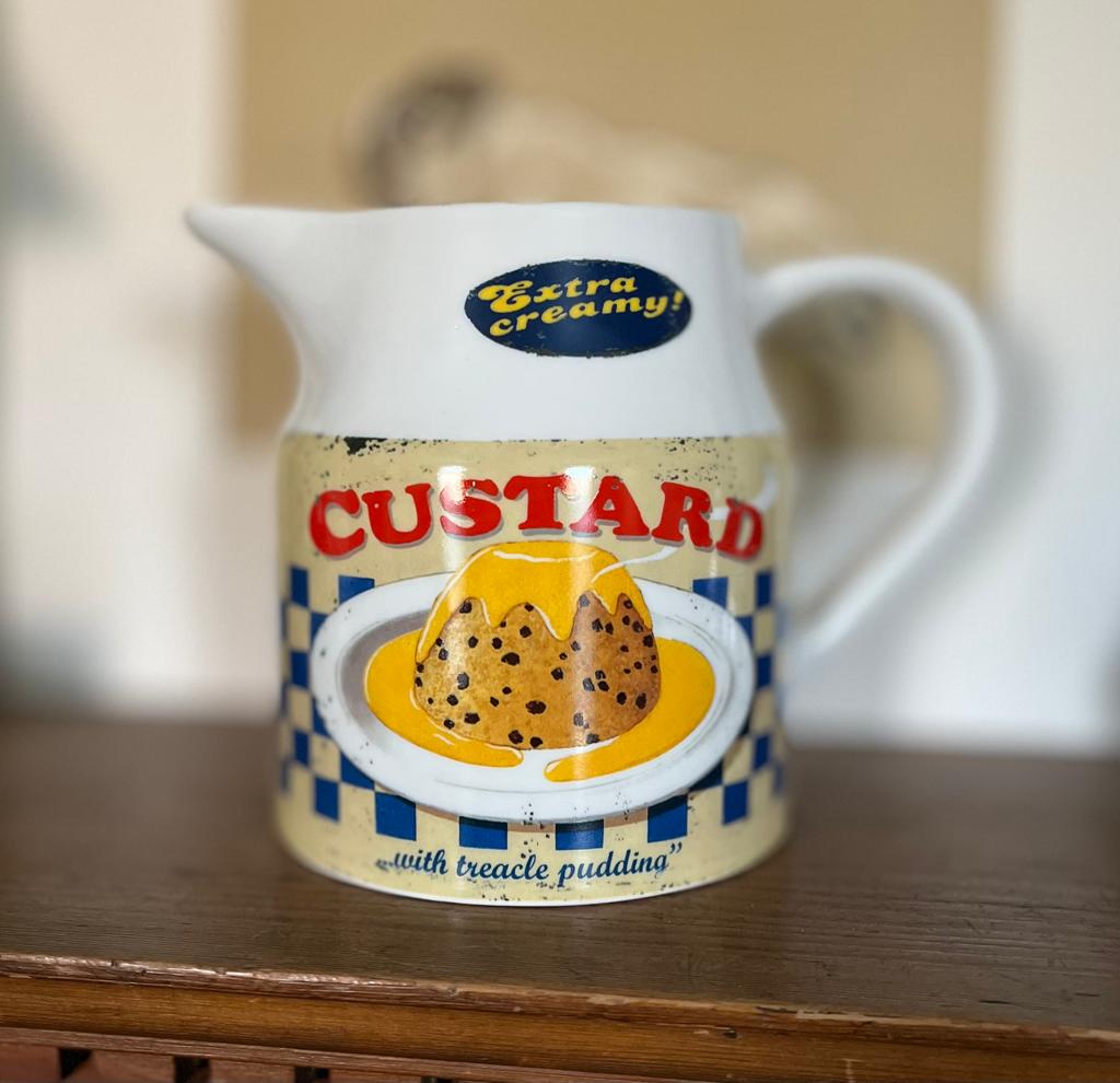 Large Retro Inspired Custard Jug 650ml