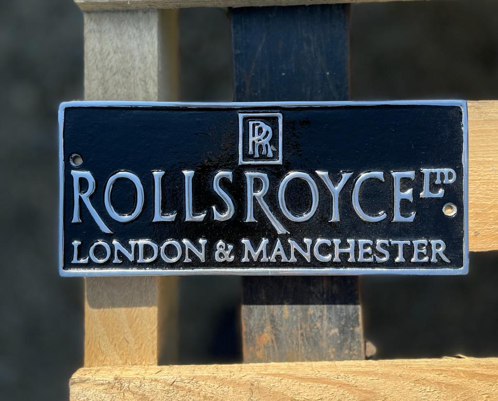 Rolls Royce - Aluminium Sign